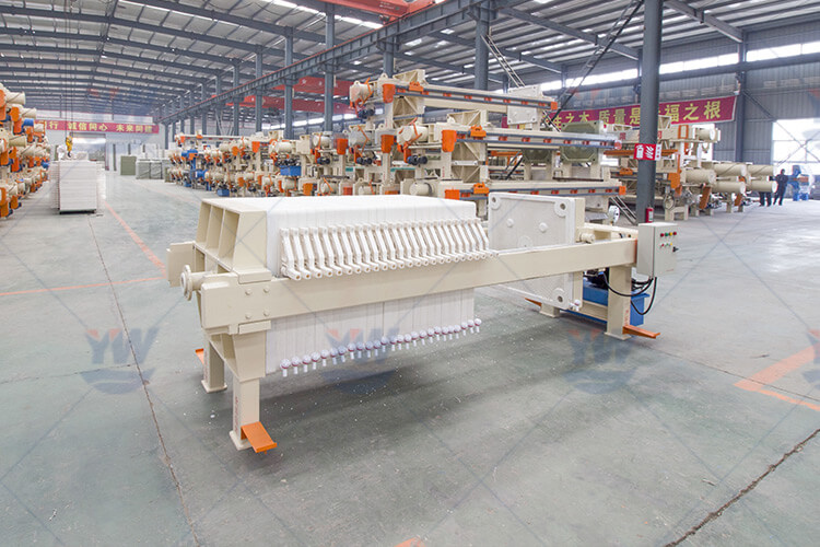 Semi Automatic Hydraulic Chamber Filter Press