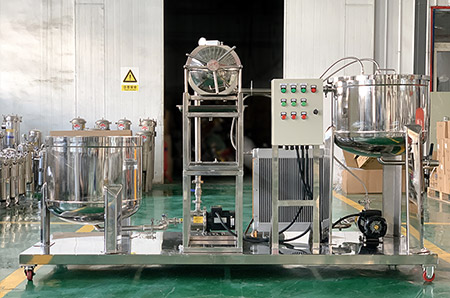 Stainless steel plate and frame filter press with Cooling system