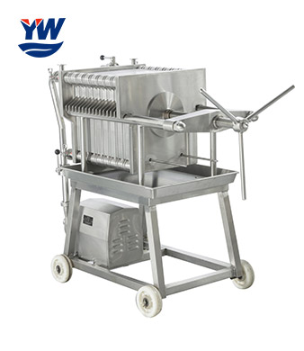 Stainless steel plate and frame diatomite syrup filter press