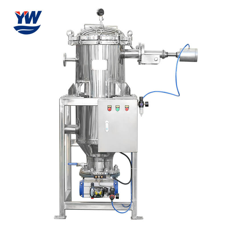 Stainless steel automatic PLC control vertical pressure leaf filter