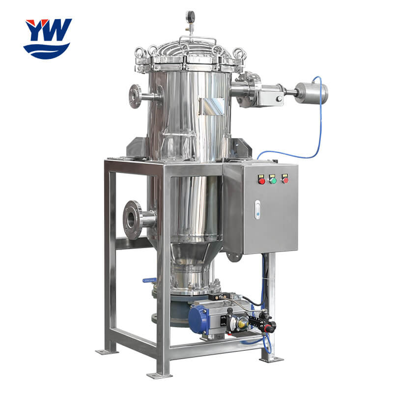 Stainless steel automatic PLC control vertical pressure leaf filter