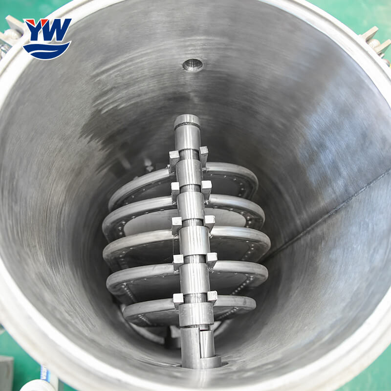 Stainless steel automatic PLC control vertical pressure leaf filter