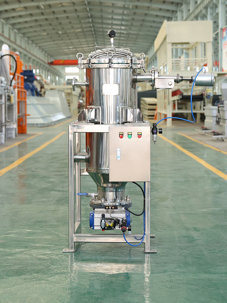 automatic vertical pressure leaf filter
