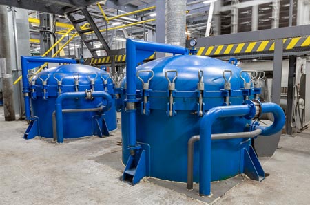Pressure leaf filter in soy sauce production industry