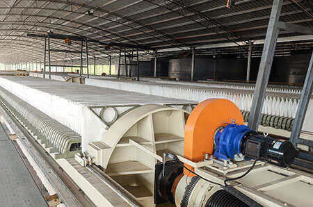 High Pressure Round Plate Filter Press for Kaolin slurry dewatering