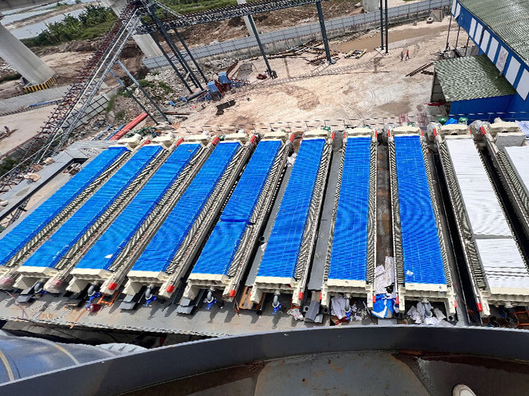 sand washing wastewater treatment with chamber filter press