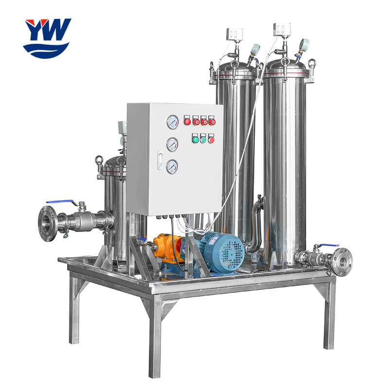 Three-stage filter