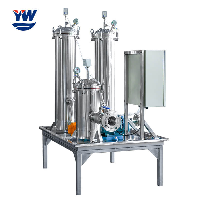 Three-stage filter