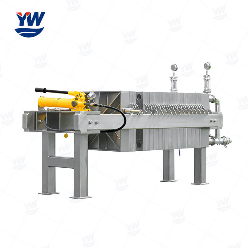 Manual Hydraulic Stainless Steel Plate and Frame Filter Press