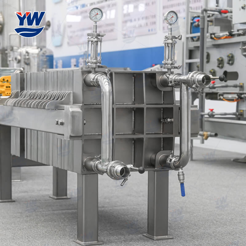 Manual Hydraulic Stainless Steel Plate and Frame Filter Press