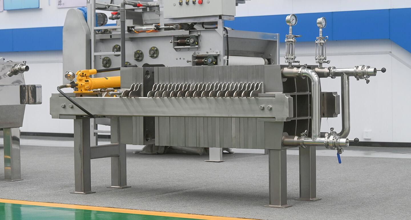 Manual Hydraulic Stainless Steel Plate and Frame Filter Press