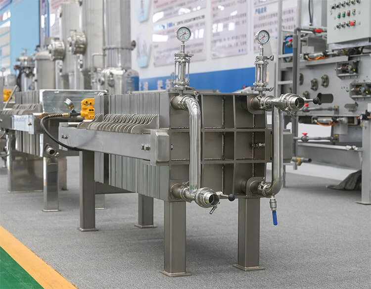 Manual Hydraulic Stainless Steel Plate and Frame Filter Press