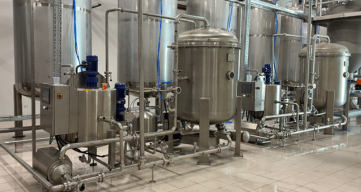 Horizontal Plate D.E Filters for Gelatin Filtration