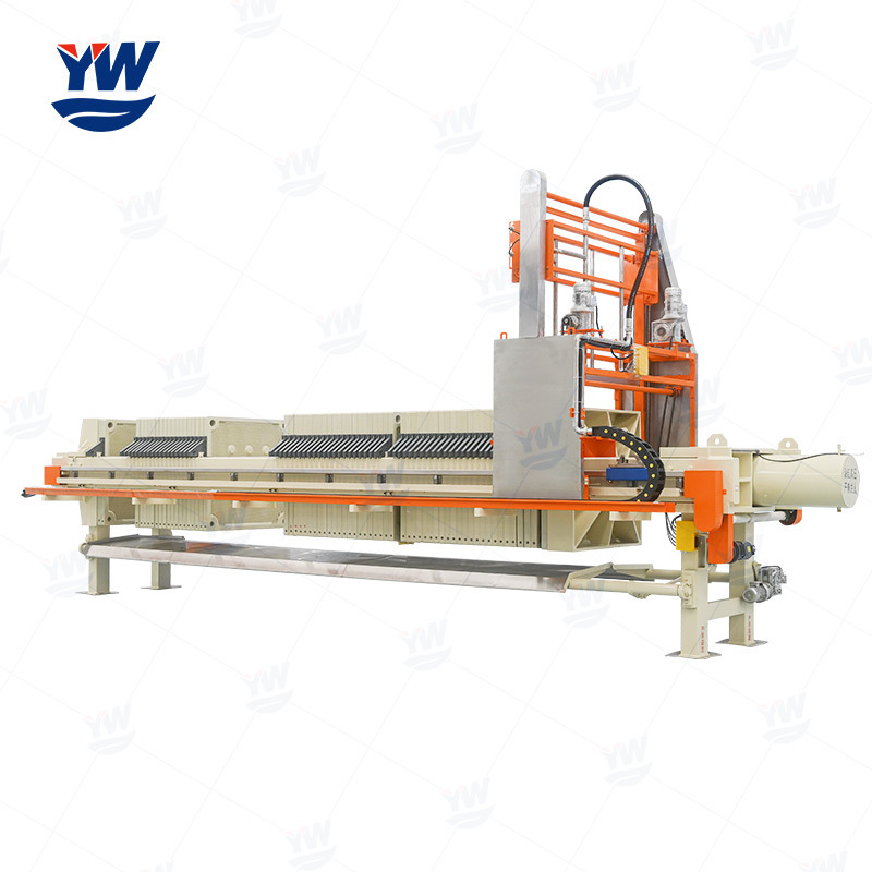 Automatic Chamber Filter Press for Mud Sewage Treatment with Automatic filter cloth washing system