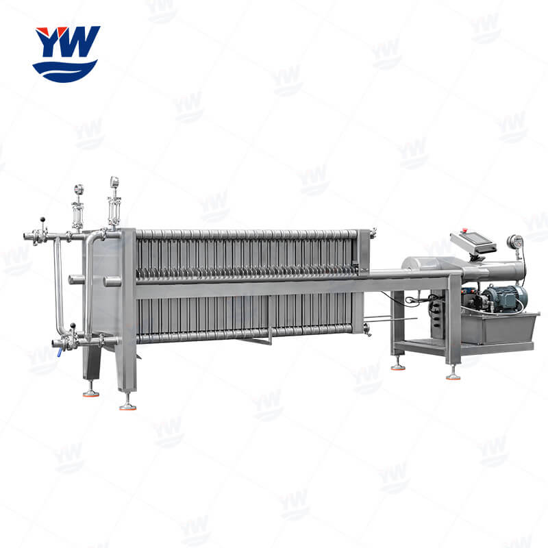 Automatic Hydraulic Filter Aids Precoted Plate and Frame Filter Press Machine