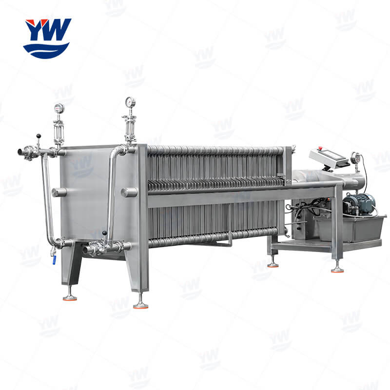 Automatic Hydraulic Filter Aids Precoted Plate and Frame Filter Press Machine