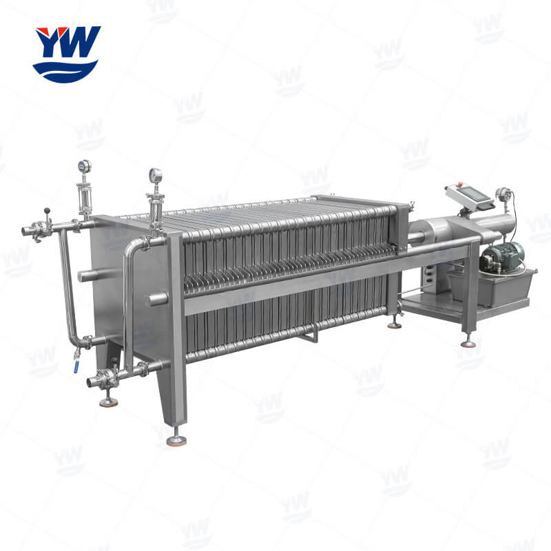 Automatic Hydraulic Filter Aids Precoted Plate and Frame Filter Press Machine
