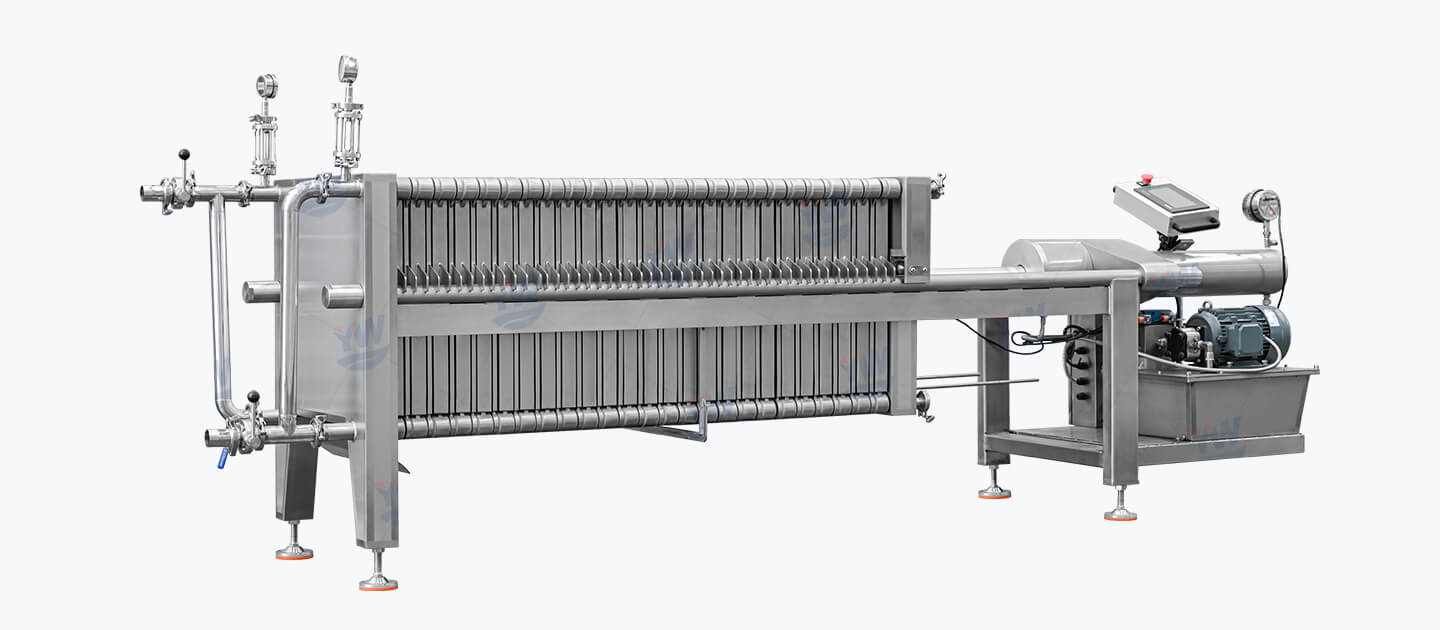 Automatic Hydraulic Filter Aids Precoted Plate and Frame Filter Press Machine