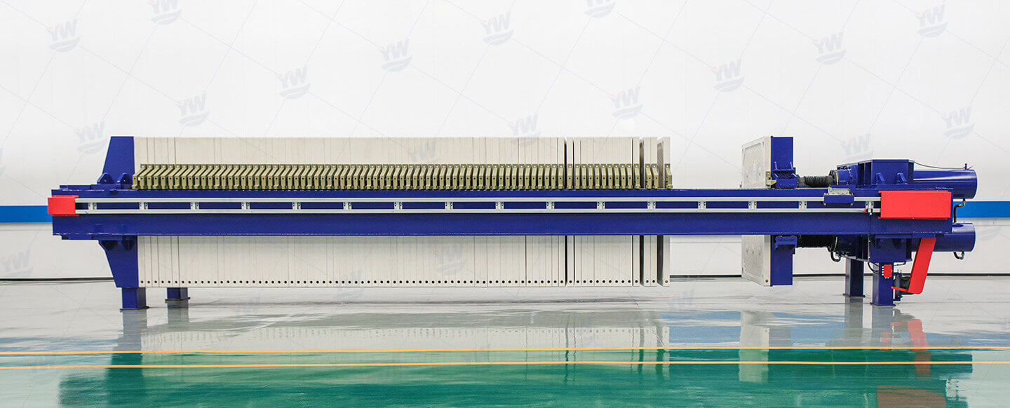 High Pressure Chamber Filter Press Machine For Sludge Dewatering
