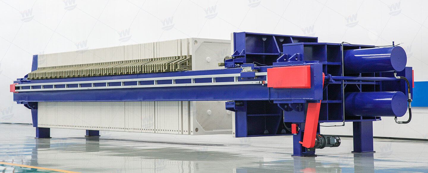 High Pressure Chamber Filter Press Machine For Sludge Dewatering