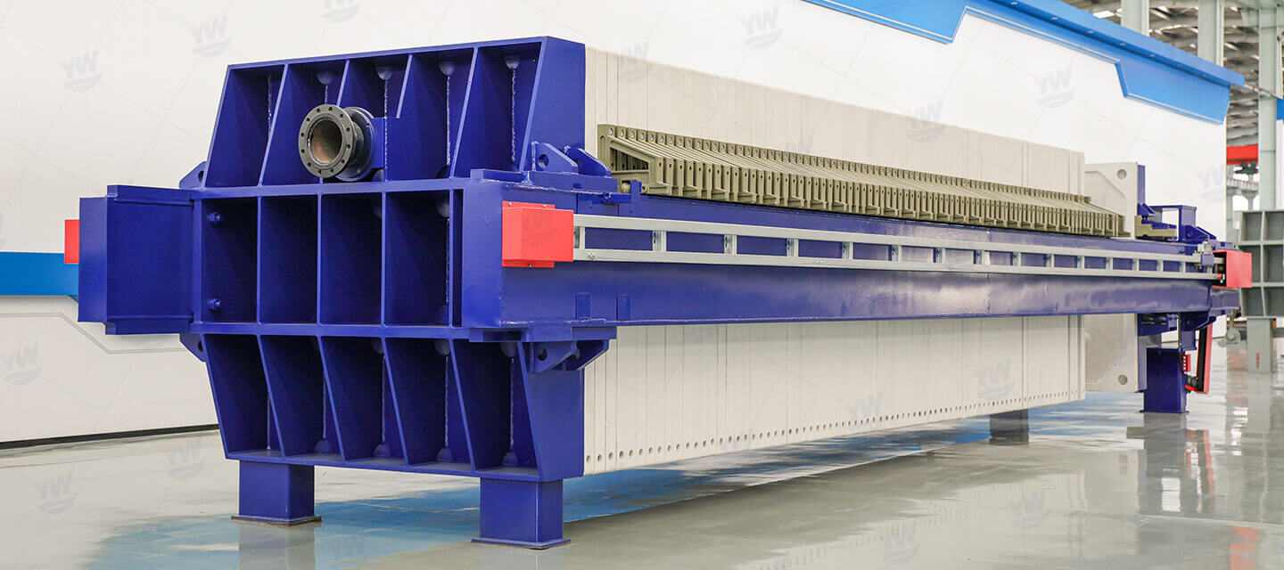 High Pressure Chamber Filter Press Machine For Sludge Dewatering